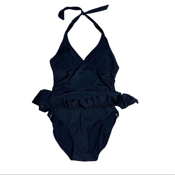 Spanx One-Piece Swim Dress Black Size L - Picture 4 of 5